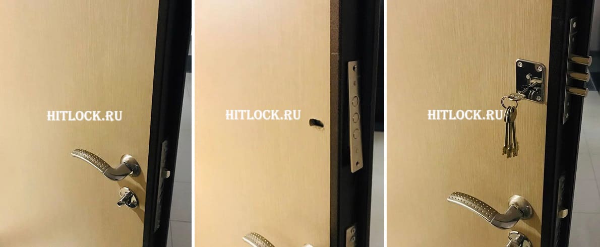 Врезка дополнительного замка