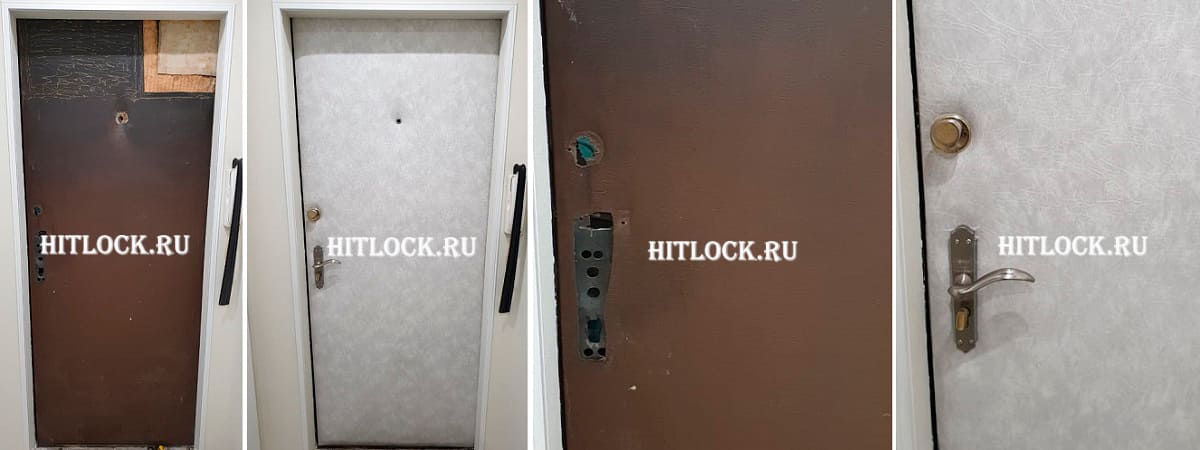 Обивка входных дверей дермантином в Москве и области | «Мастер дверь»