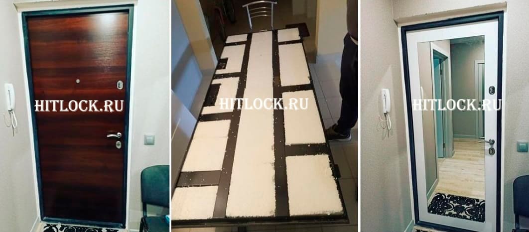 Ремонт панели двери от застройщика